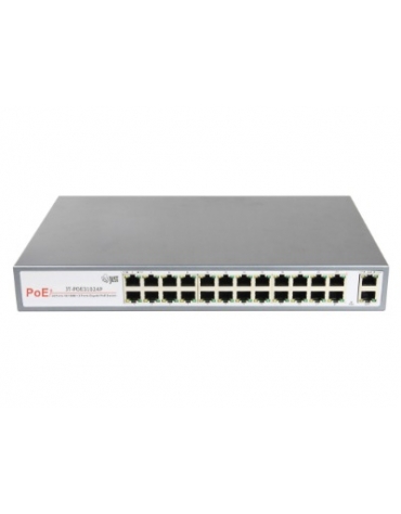 26 портовый PoE Ethernet коммутатор JT-POE31024P